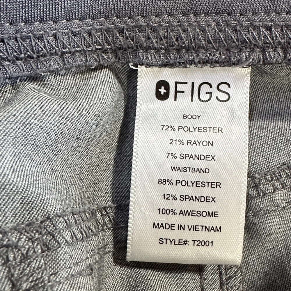 Figs Axim Cargo Men’s Heathered Gray Scrub Pants Size M Medium